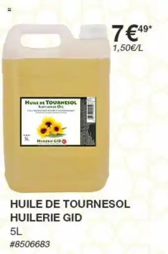 Costco Huile De Tournesol Huilerie Gid offre