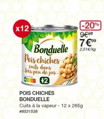 Costco Pois Chiches Bonduelle offre