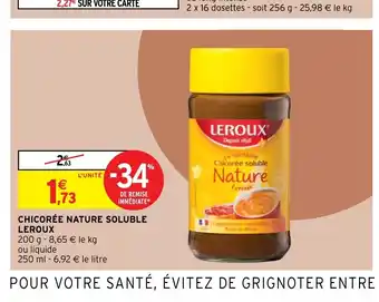 Chicoree Nature Soluble Leroux