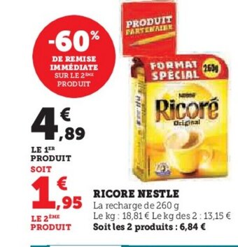 Super U RICORE NESTLE offre