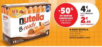 Super U B-ready nutella offre