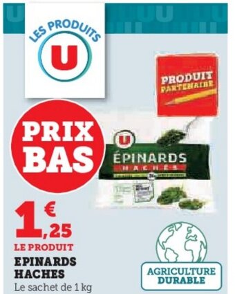 LE PRODUIT EPINARDS HACHES