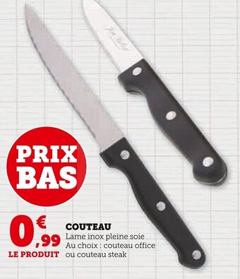 Super U COUTEAU offre