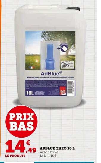 Super U ADBLUE THEO 10 L offre