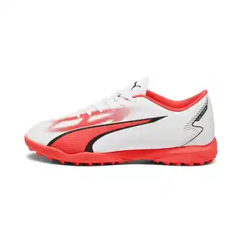 Decathlon Puma ultra play tf blanc/rouge adulte offre