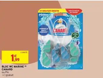 Intermarché Bloc WC Marine Canard offre