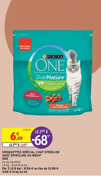 Intermarché Croquettes Spécial Chat Stérilisé offre