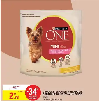 Intermarché Croquettes Chien Mini Adulte offre