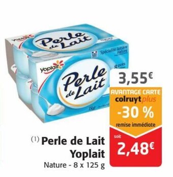 Colruyt Perle de Lait yoplait offre