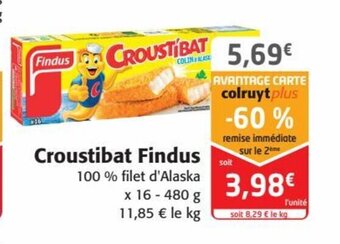 Colruyt Croustibat Findus offre