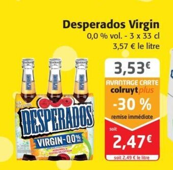 Colruyt Desperados Virgin offre