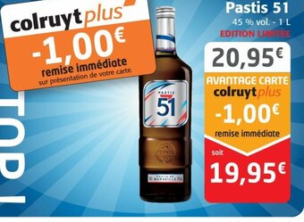 Colruyt Pastis 51 offre
