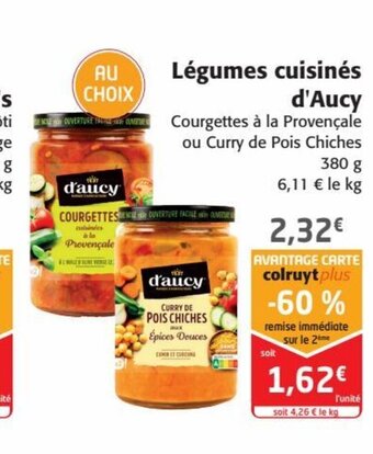 Colruyt Légumes cuisinés d'Aucy offre