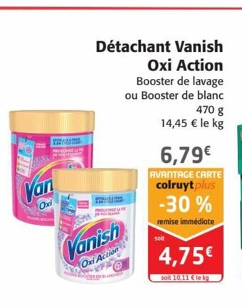 Détachant Vanish Oxi Action Booster de lavage ou Booster de blanc
