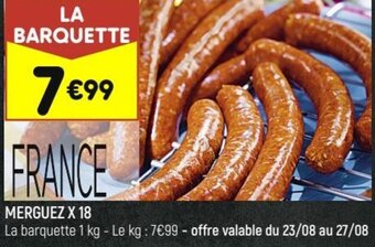 MERGUEZ X 18