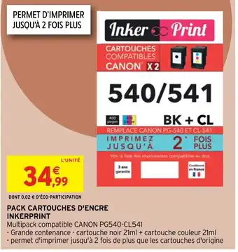 Pack Cartouches D'Encre Inkerprint