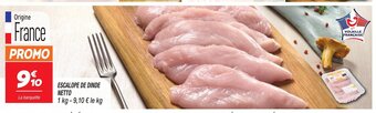 Netto ESCALOPE DE DINDE NETTO offre