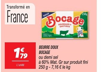 Netto BEURRE DOUX BOCAGE ou demi sel offre