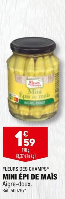 ALDI Fleurs des champs mini épi de maïs offre