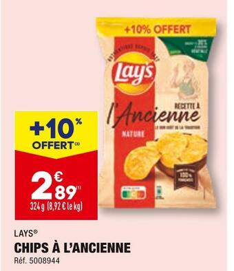 ALDI Lays chips à l’ancienne offre