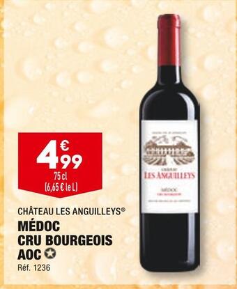 ALDI Château les anguilleys médoc cru bourgeois aoc offre