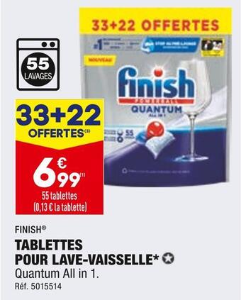 ALDI Finish tablettes pour lave-vaisselle* offre