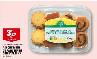 ALDI Les jardins de laylah assortiment de pâtisseries orientales offre