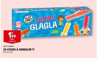 ALDI Petit furet 20 sticks à congeler offre