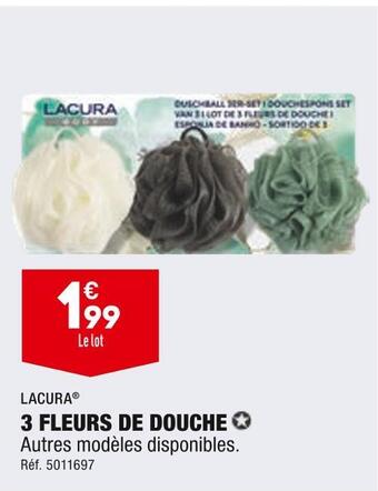ALDI Lacura 3 fleurs de douche offre