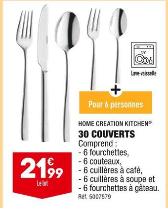 ALDI Home creation kitchen 30 couverts offre
