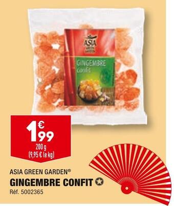 ALDI Asia green garden gingembre confit offre