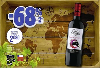 Chili 2022 gato negro cabernet sauvignon
