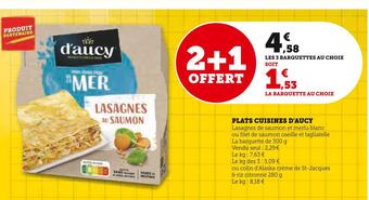 Super U D'aucy plats cuisinés offre