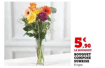 Super U Bouquet compose offre