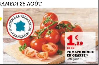 U Express Tomate ronde en grappe offre