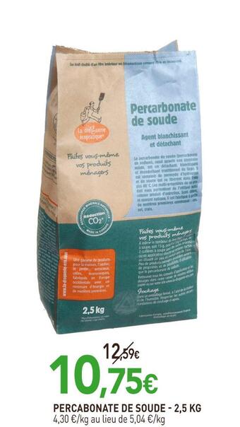 naturéO Percabonate de soude offre