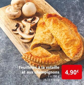Colruyt Feuilletés à la volaille et aux champignons offre