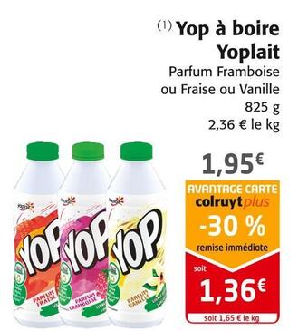 Colruyt Yoplait yop à boire offre
