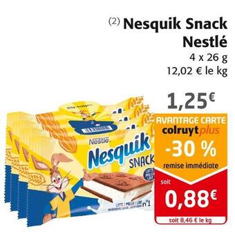 Colruyt Nestlé nesquik snack offre