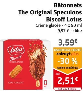 Lotus bâtonnets the original speculoos biscoff