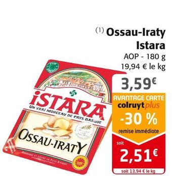 Colruyt Istara ossau-iraty offre