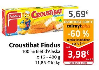 Colruyt Findus croustibat offre