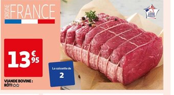 Auchan VIANDE BOVINE: RÔTI✩✩ offre