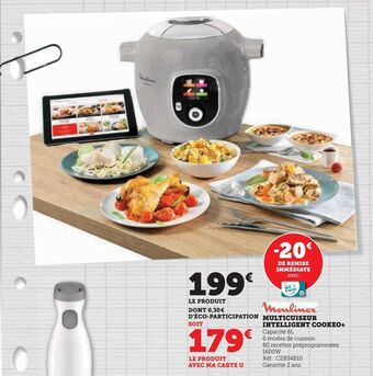 Hyper U Multicuiseur intelegent cookeo + offre