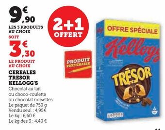Cereales tresor kelloggs