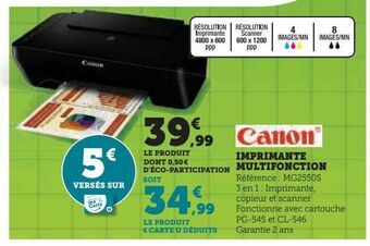 Hyper U Imprimante multifonction offre