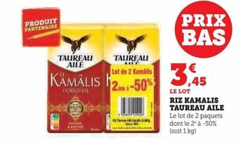 Hyper U Riz kamalis taureau aile offre
