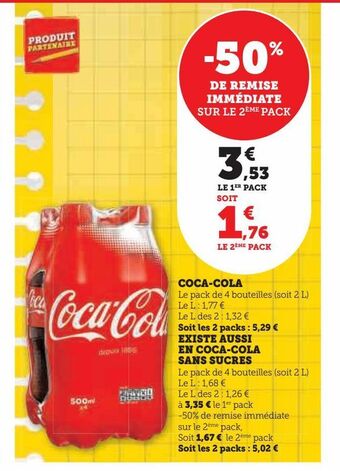 Hyper U Coca-cola offre