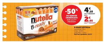 Hyper U B-ready nutella offre