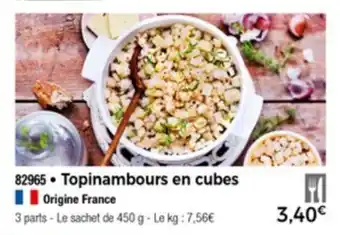 Thiriet Topinambours en cubes offre